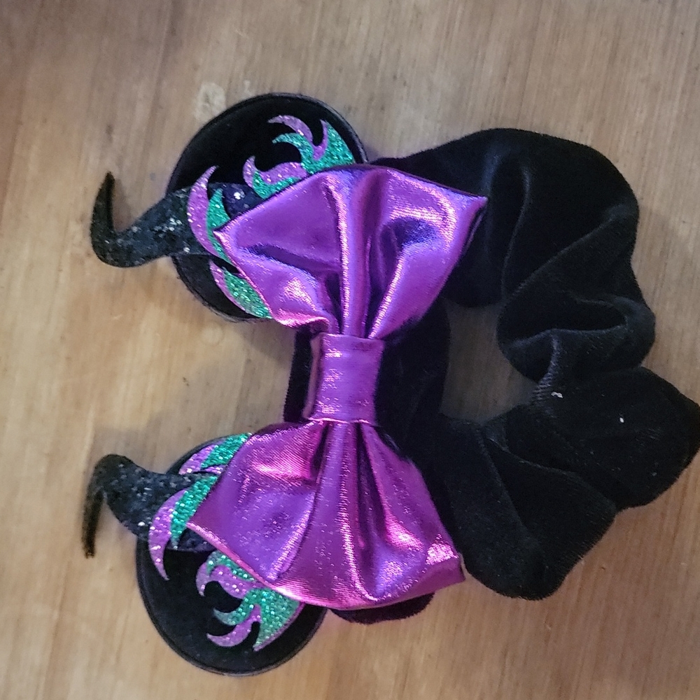 Disney maleficent hair scrunchie